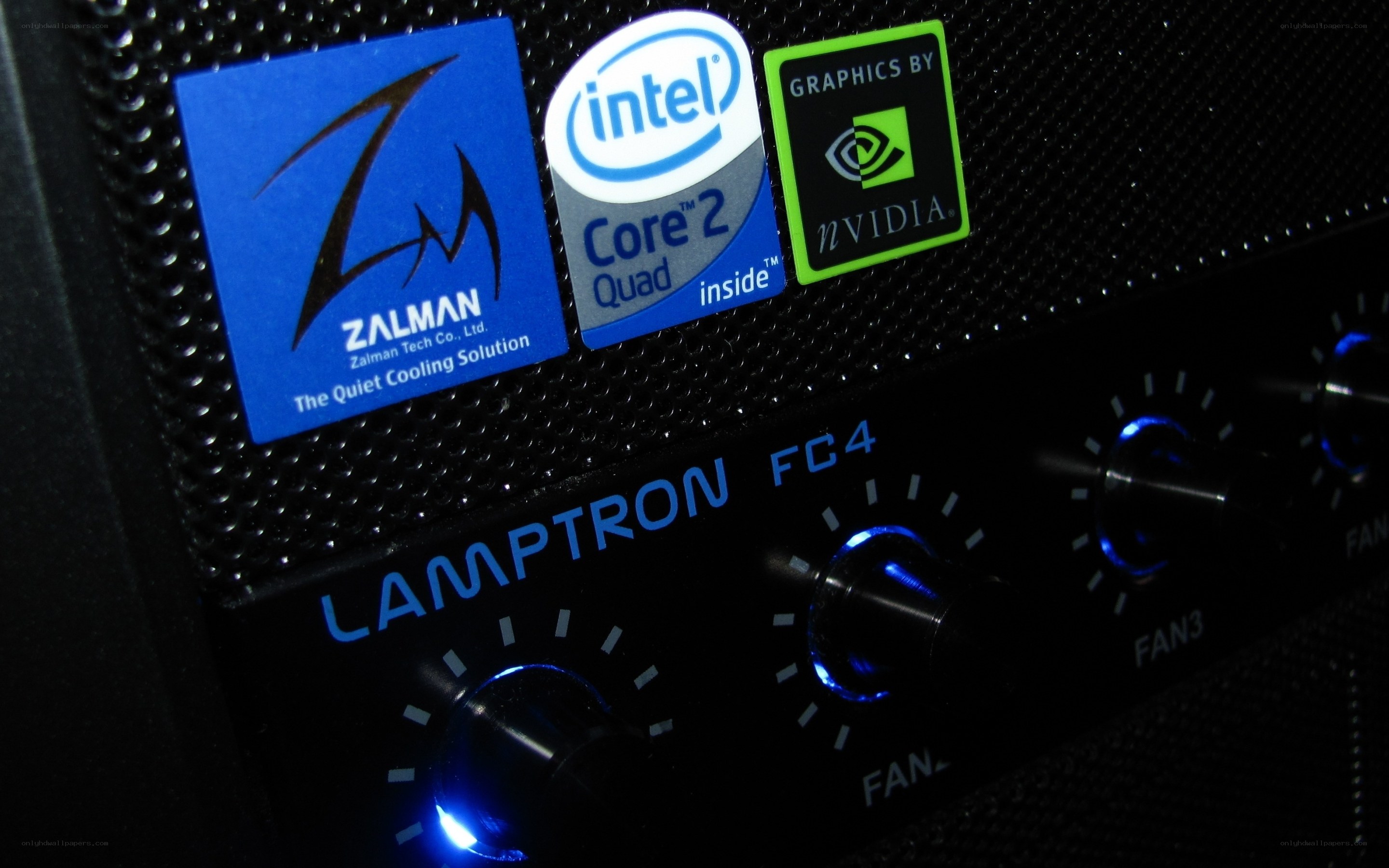 Lamptroon FC4 with Intel and Nvidia stickers