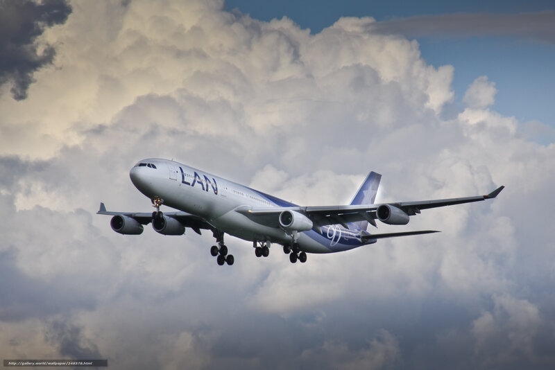LAN Airlines aircraft in flight