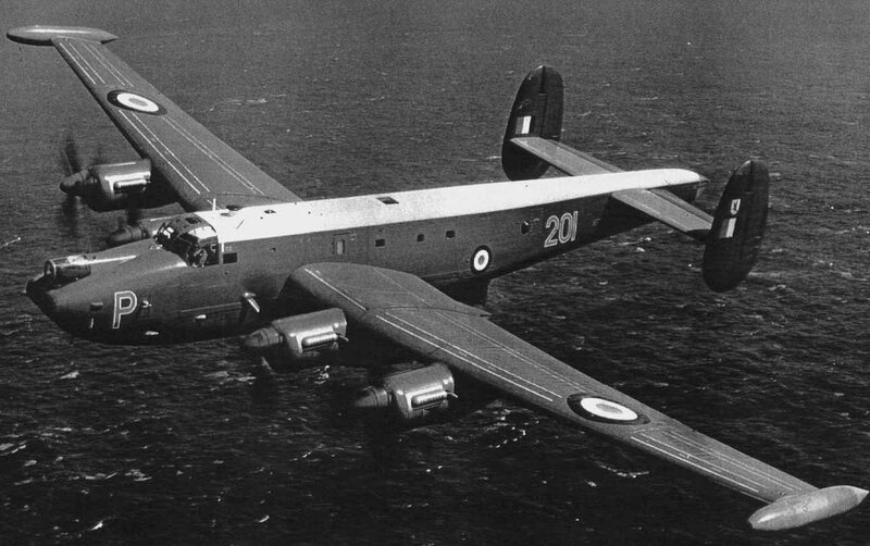 Lancaster Bomber Aircraft — Black, Dramatic, Photograph, Ocean