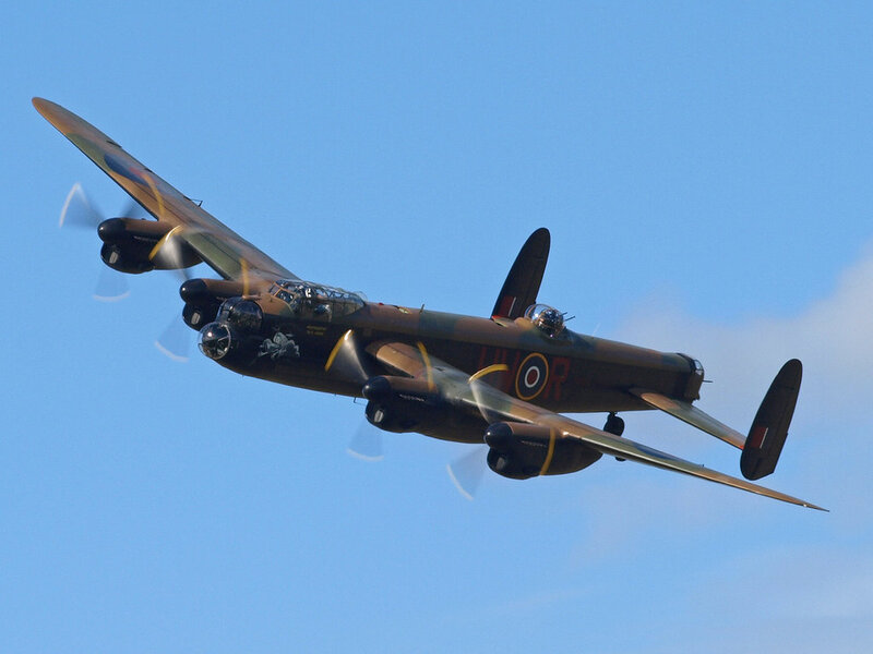 Lancaster Bomber Aircraft — Blue, Dynamic