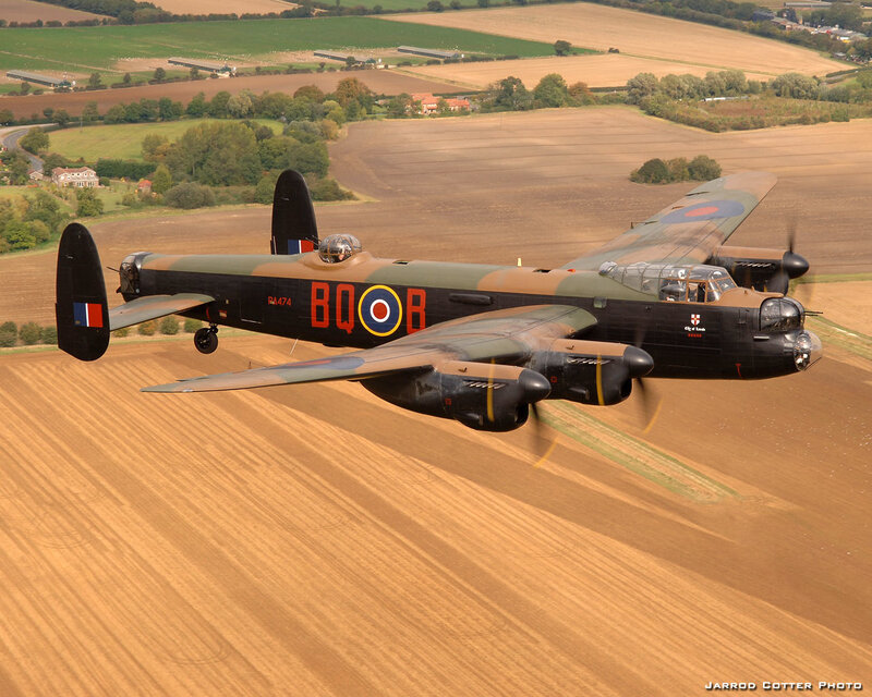 Lancaster Bomber Aircraft — Brown