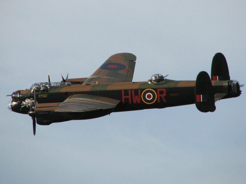 Lancaster Bomber Aircraft — Green, Calm