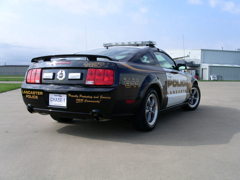 Lancaster police Ford Mustang