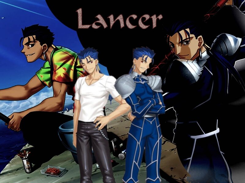 Lancer character collage