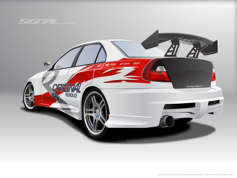 Lancer SEI race car illustration
