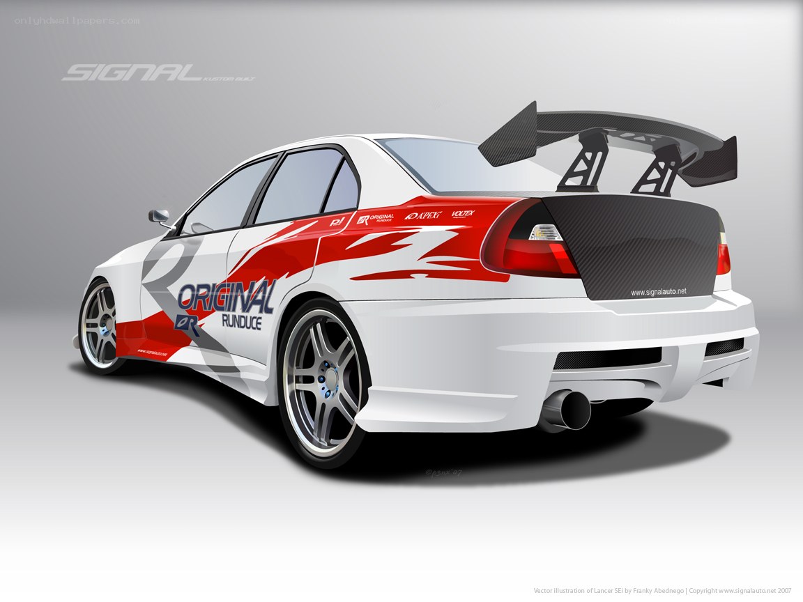 Lancer SEI race car illustration