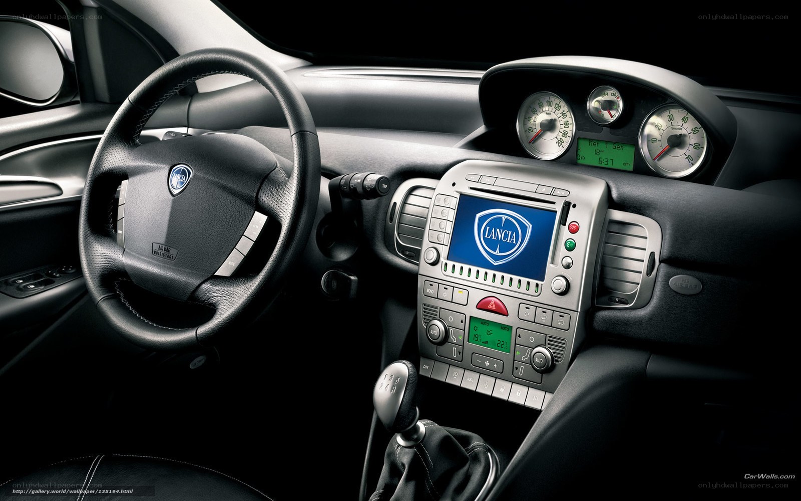 Lancia car interior dashboard