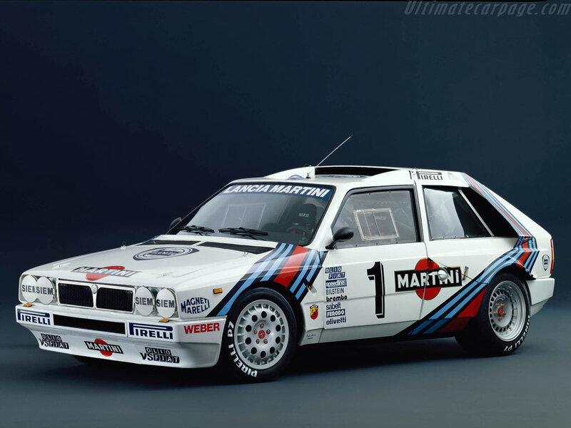 Lancia Delta Integrale rally car