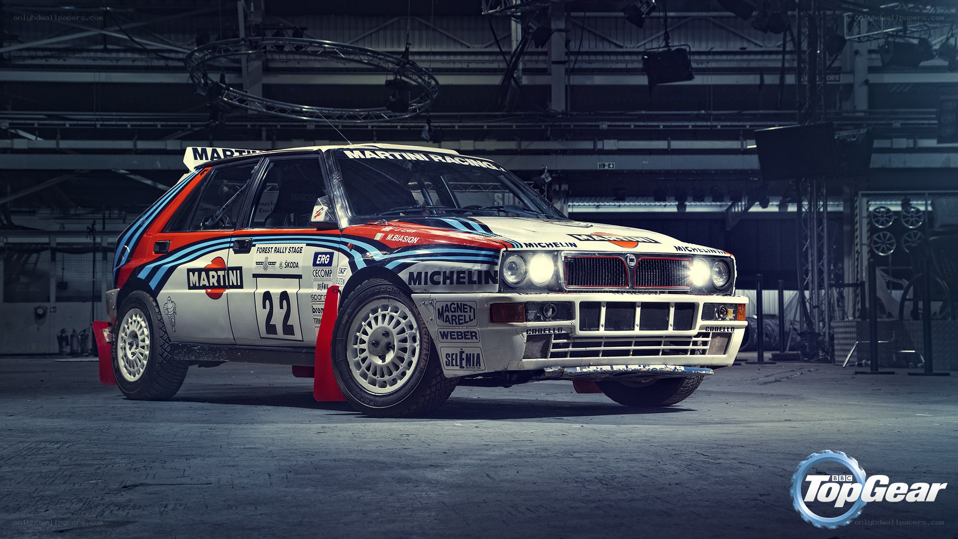 Lancia Delta Integrale rally car