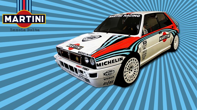 Lancia Delta Rally Car