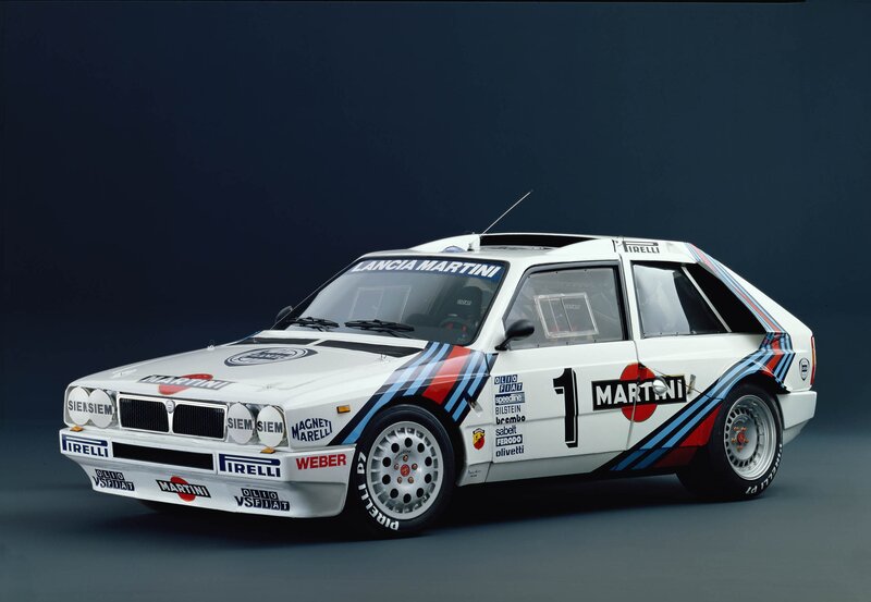 Lancia Martini rally car