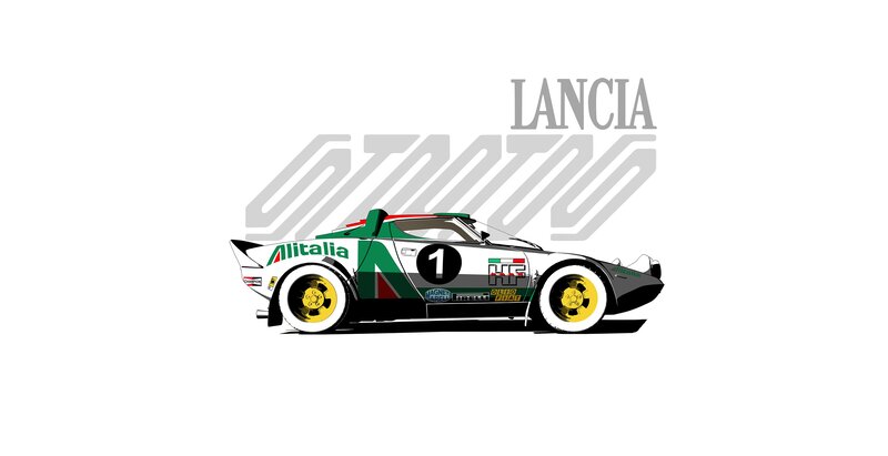 Lancia Stratos Race Car
