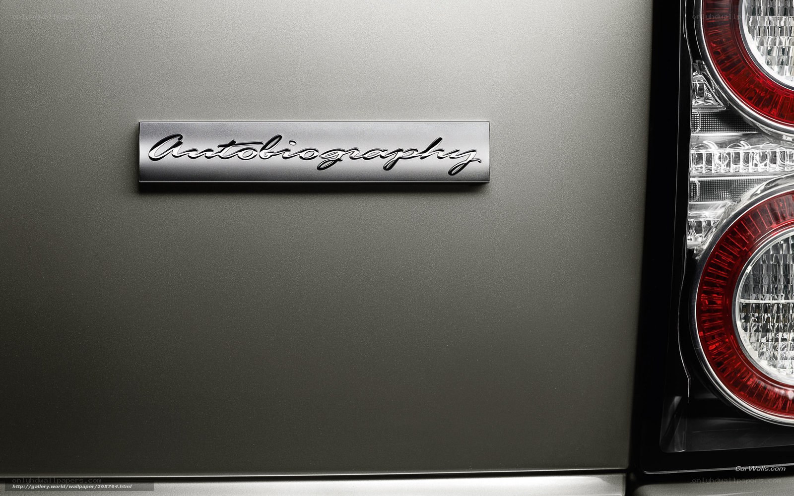 Land Rover Autobiography badge
