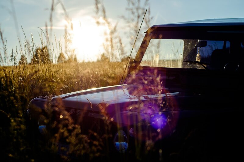 Land Rover Defender — Purple