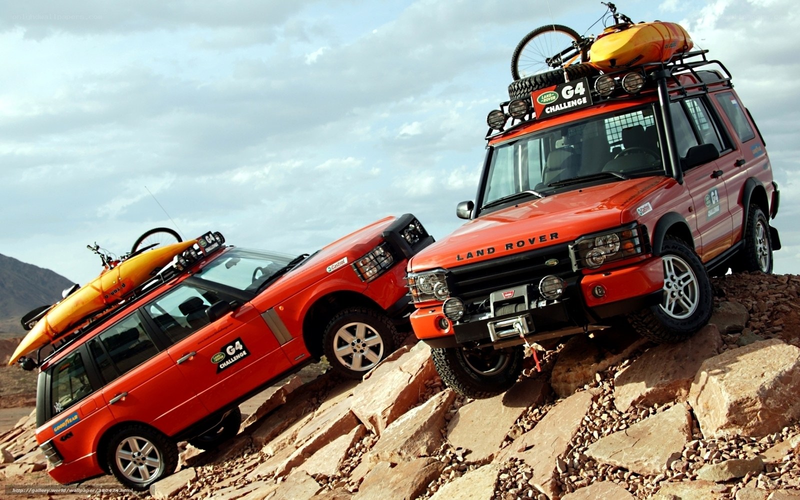 Land Rover G4 Challenge vehicles