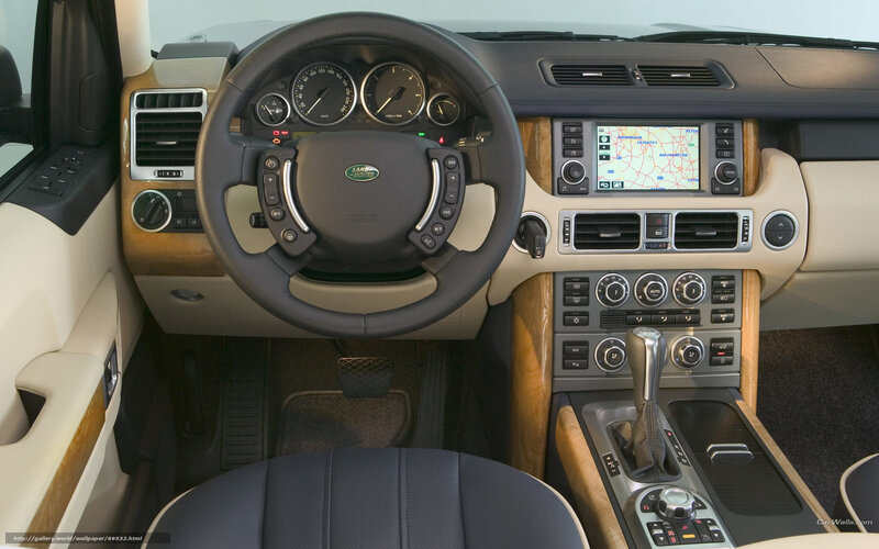 Land Rover interior dashboard
