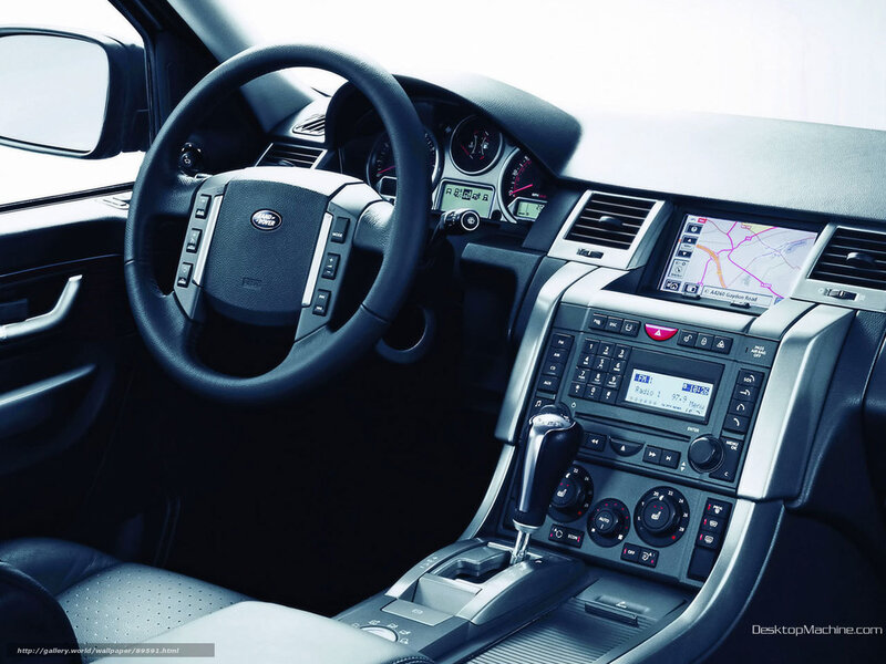 Land Rover interior dashboard