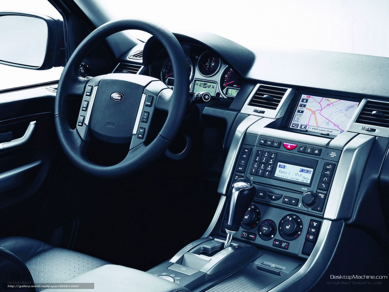 Land Rover interior dashboard