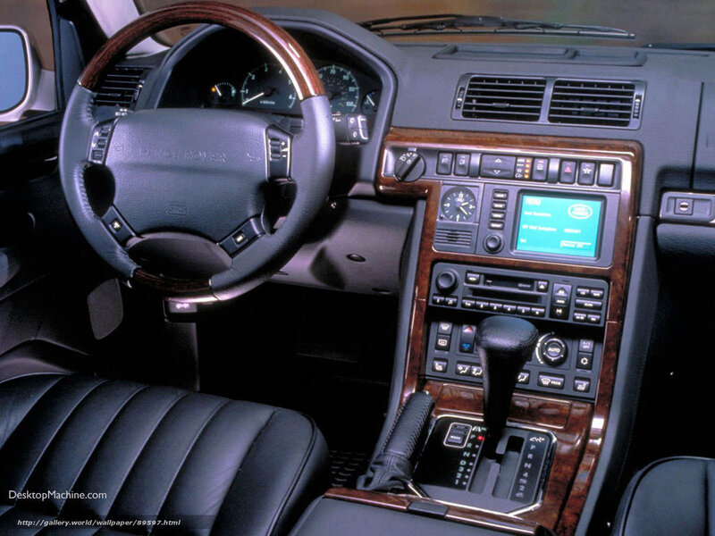 Land Rover interior dashboard