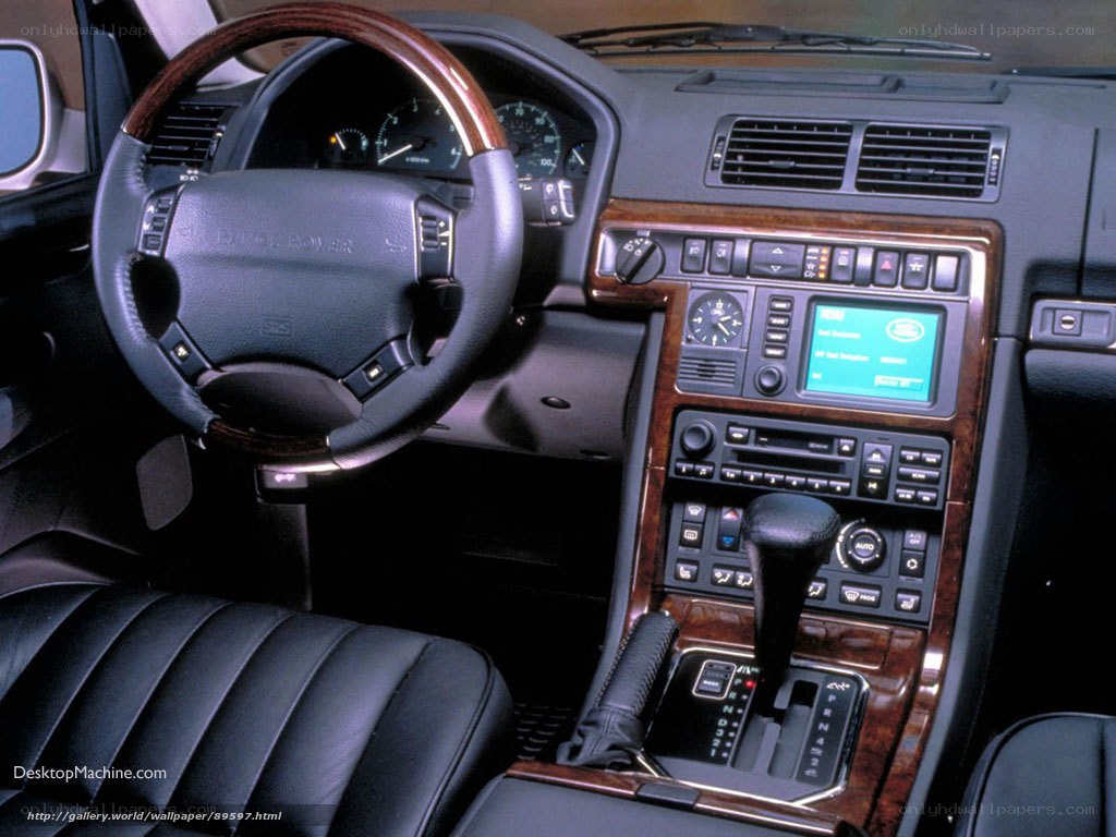 Land Rover interior dashboard