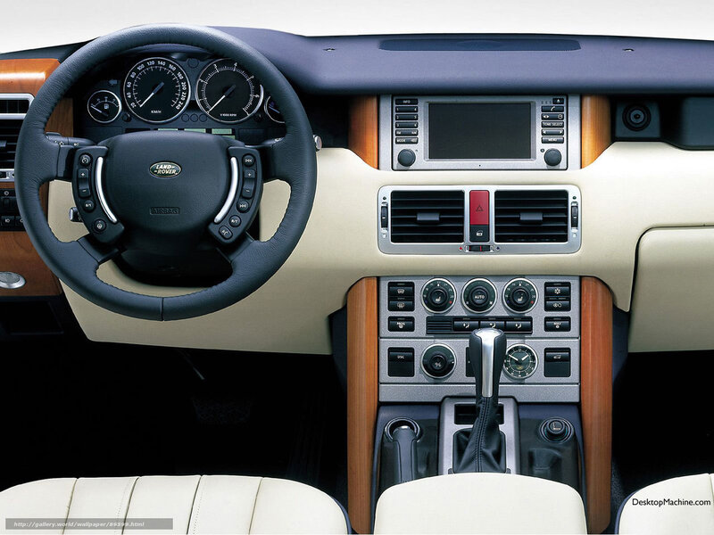 Land Rover interior dashboard