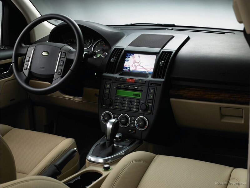 Land Rover interior dashboard