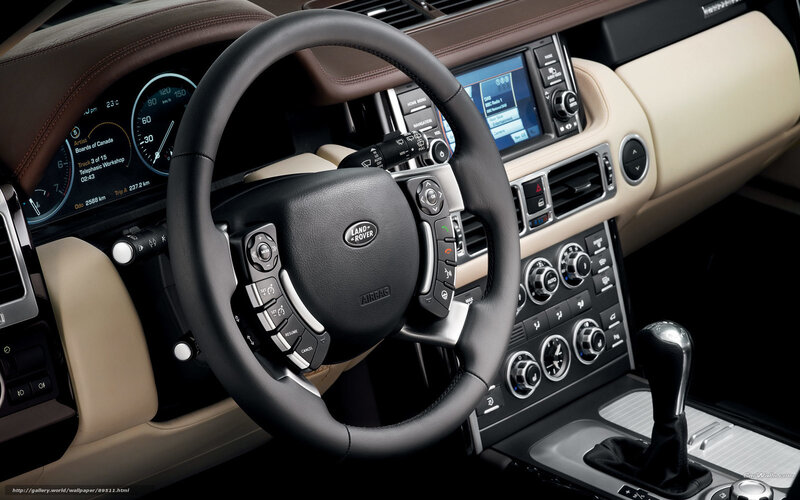 Land Rover interior dashboard
