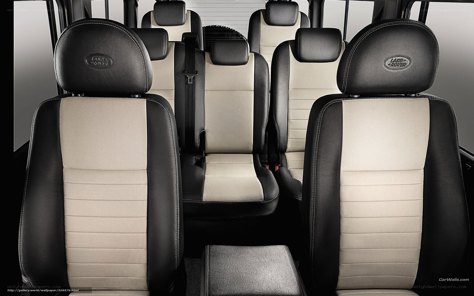 Land Rover interior seats