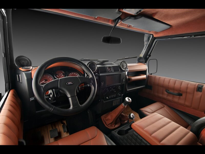 Land Rover interior view