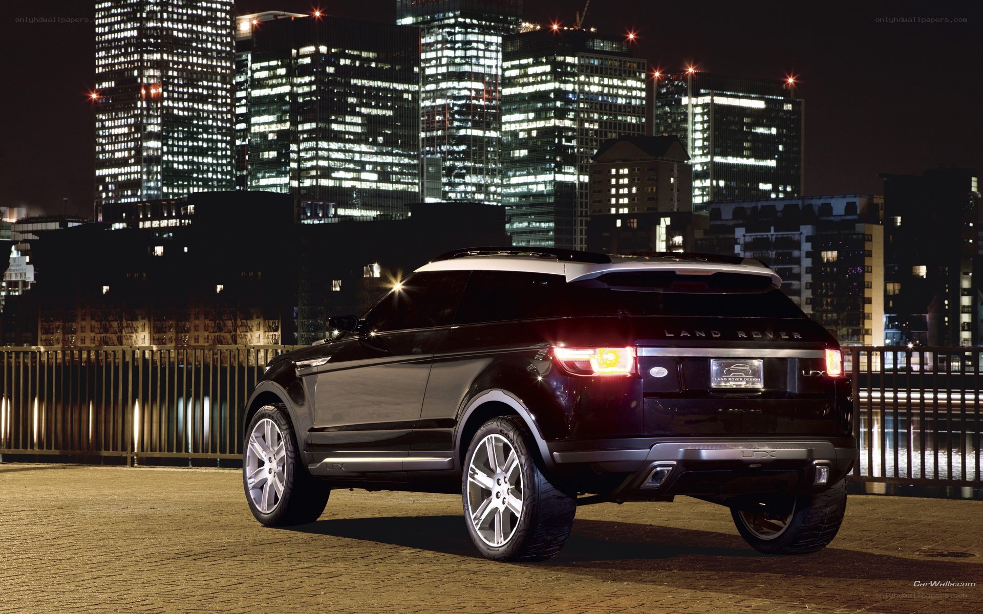 Land Rover LRX at night