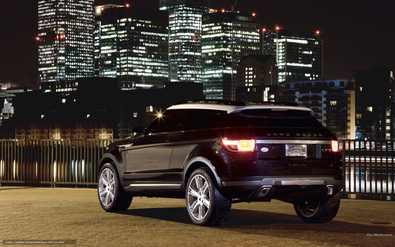 Land Rover LRX at night