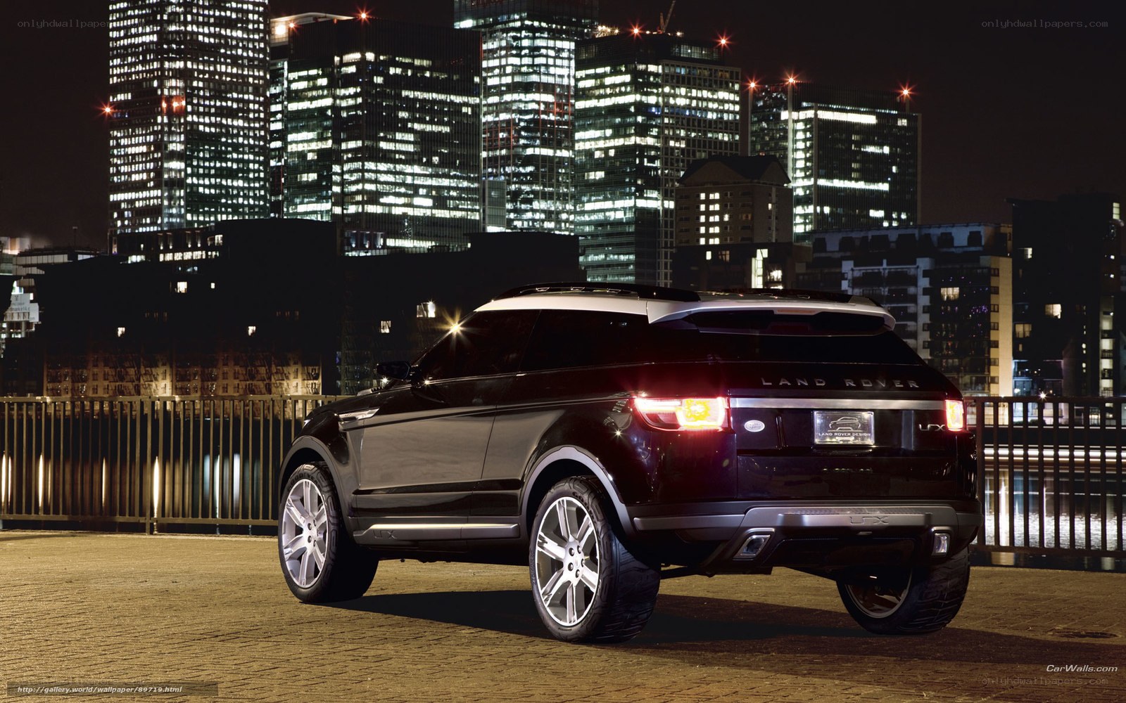 Land Rover LRX at night