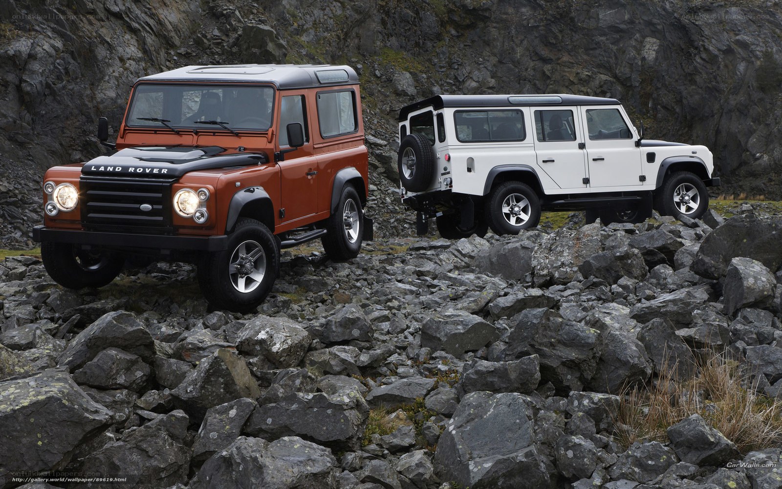 Land Rover off-road vehicles