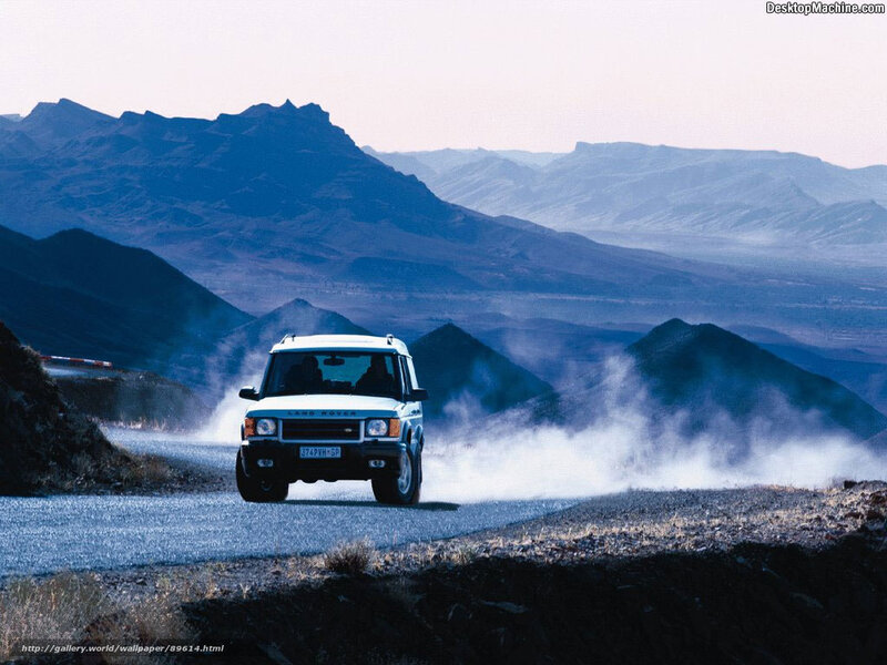 Land Rover on mountain road