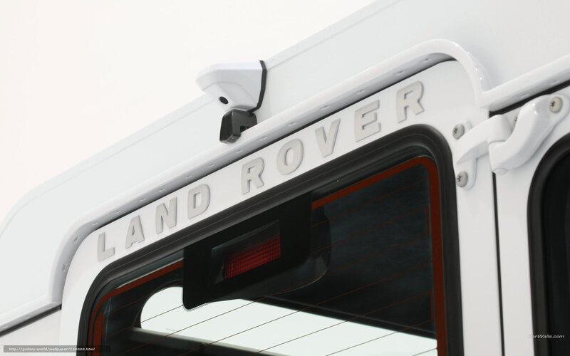 Land Rover vehicle rear detail