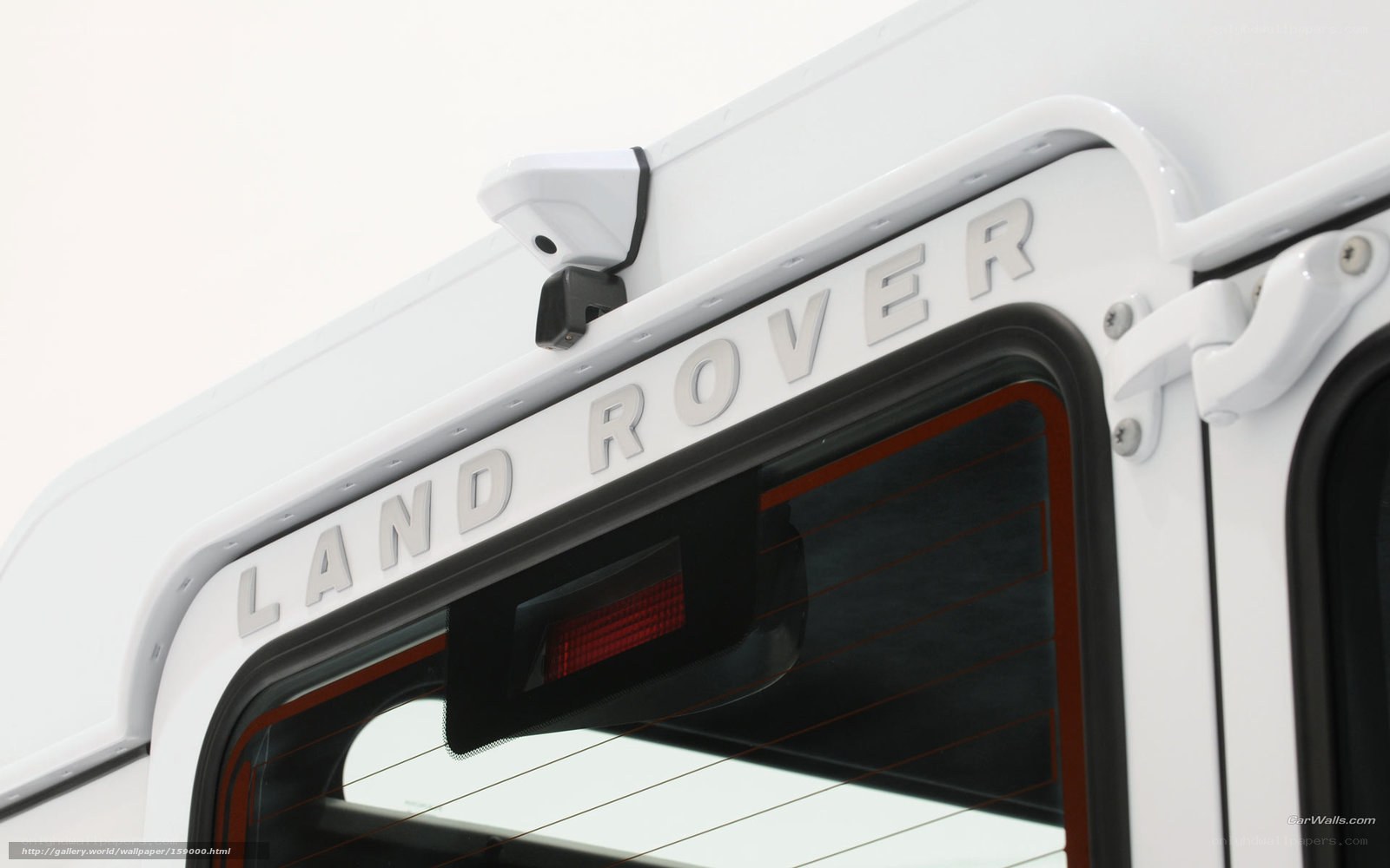 Land Rover vehicle rear detail