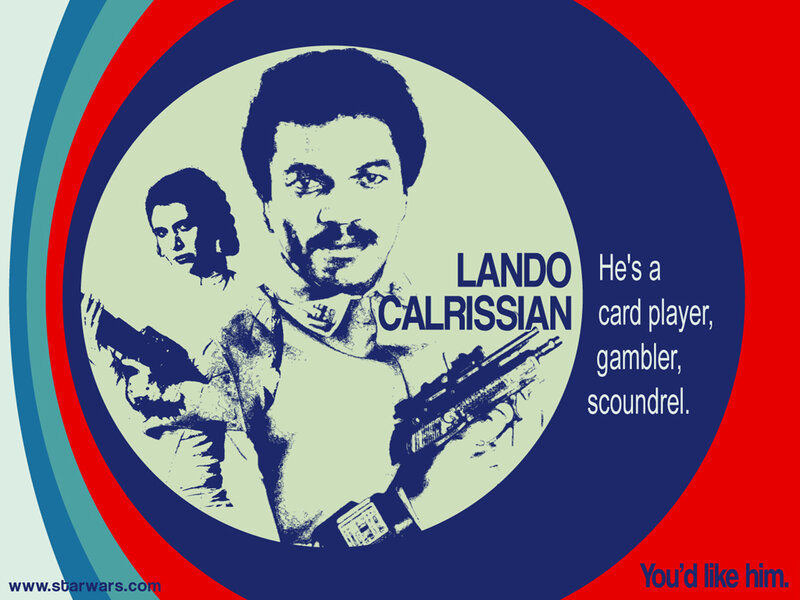Lando Calrissian promotional poster