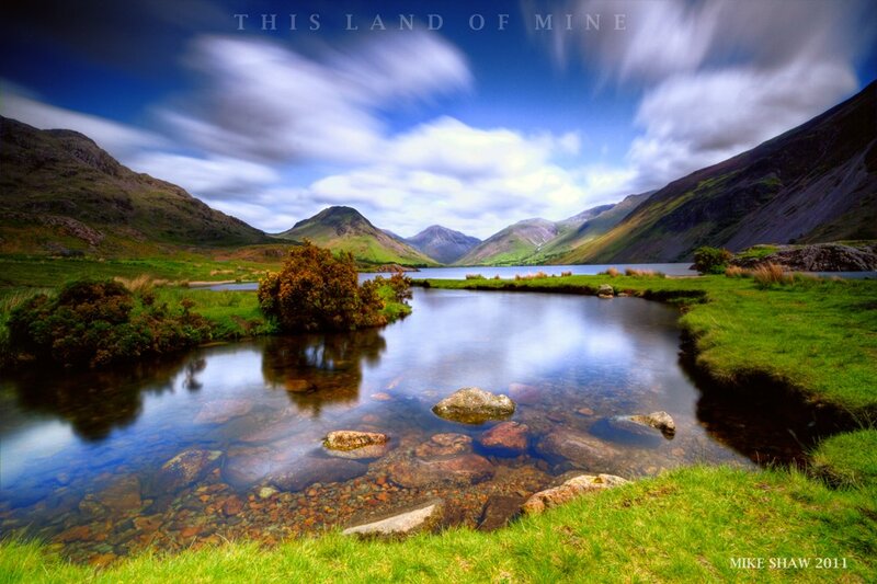 Landscape of a serene lake