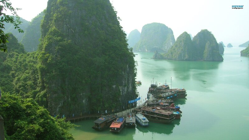 Landscape of Halong Bay