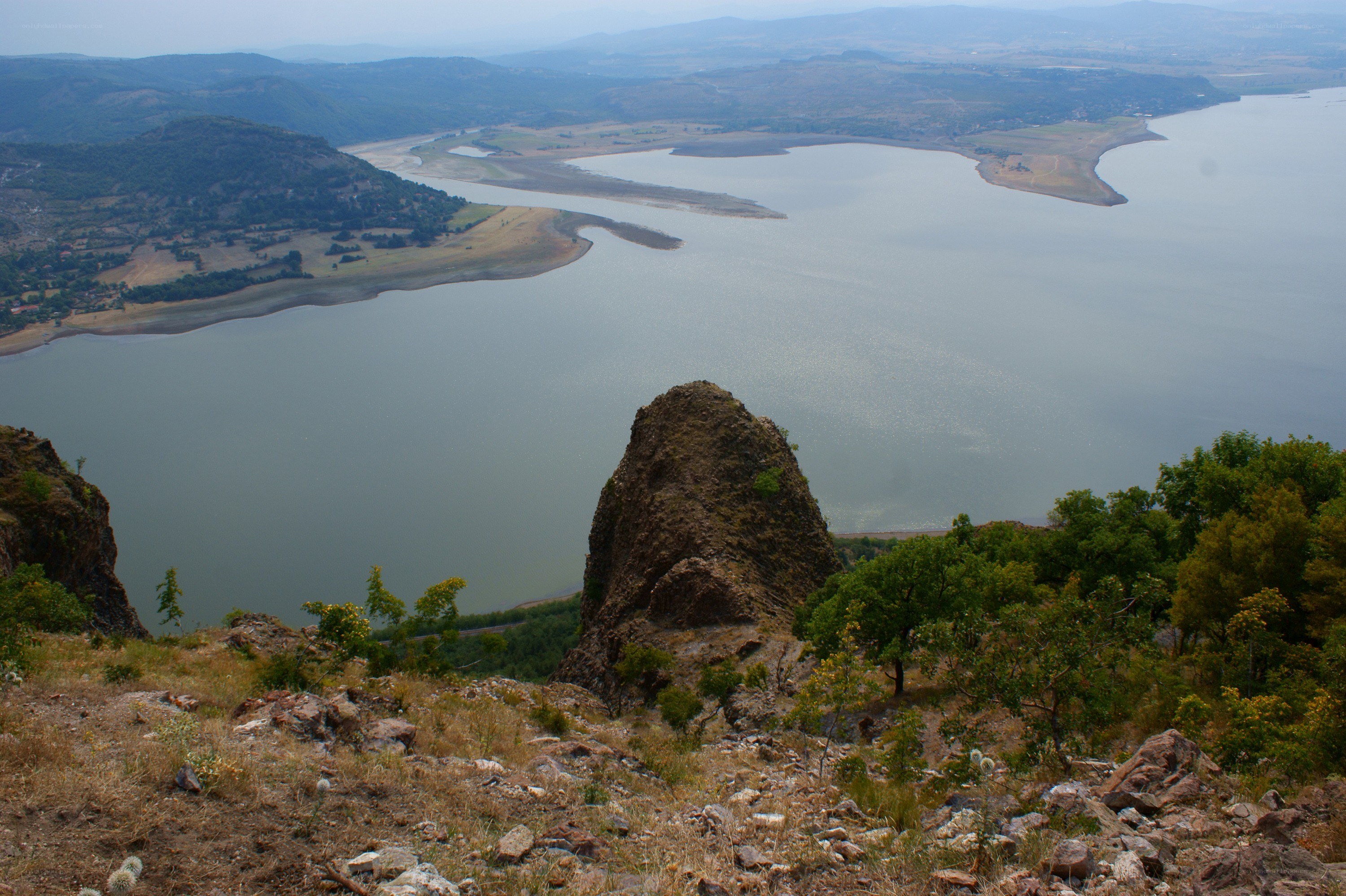 Landscape view of a lake