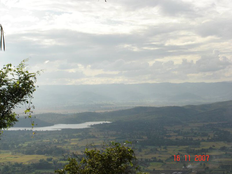 Landscape view of a valley