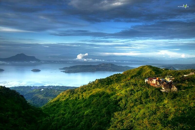 Landscape view of Taal Volcano