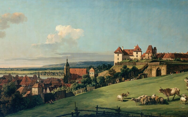 Landscape with Castle and Town