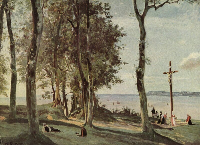 Landscape with Crucifix