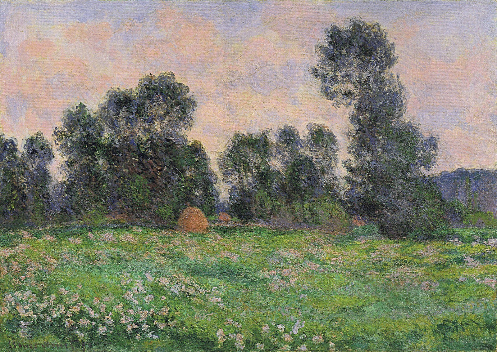 Landscape with Haystacks