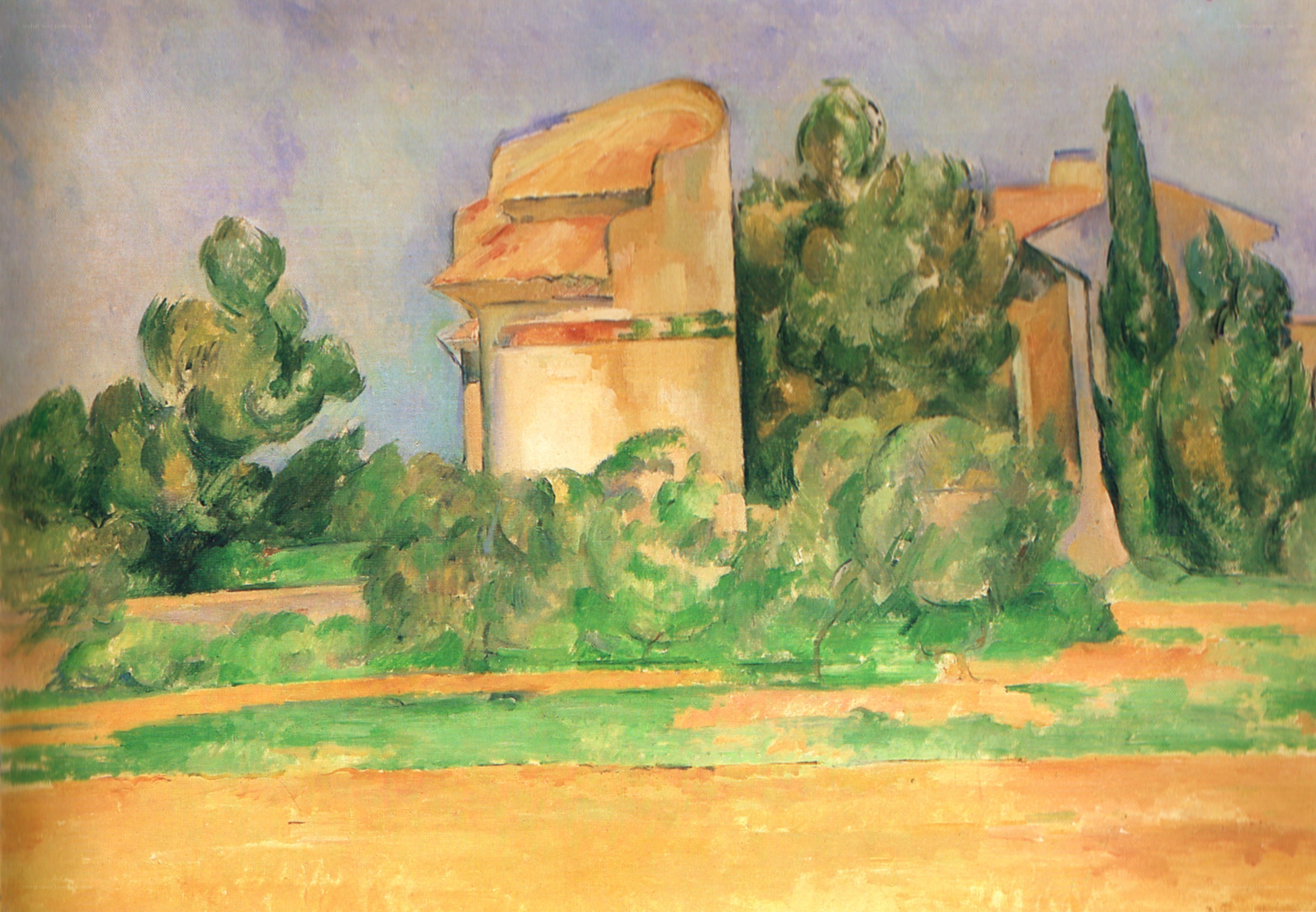 Landscape with House and Trees