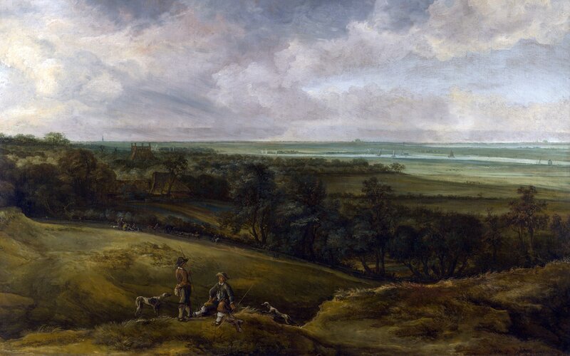 Landscape with Hunters