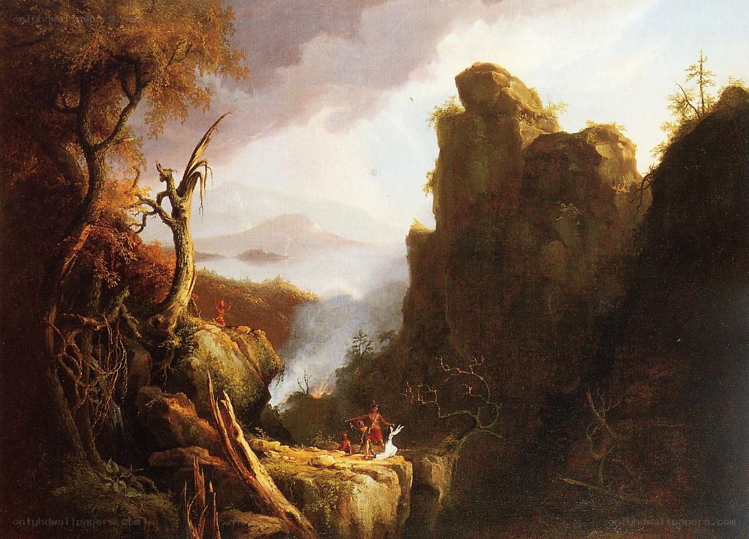 Landscape with Native Americans