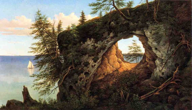 Landscape with Natural Arch