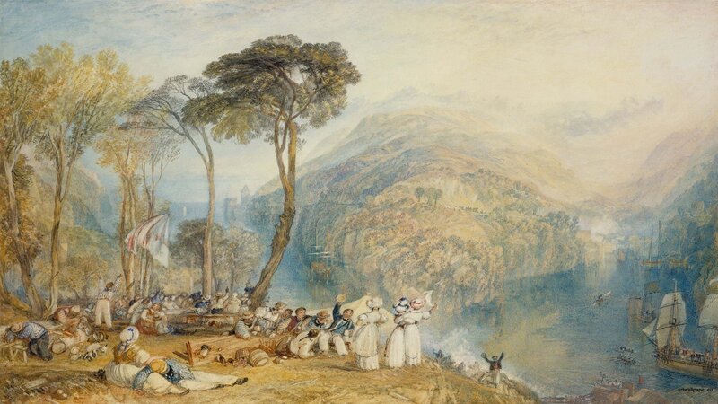 Landscape with River and People